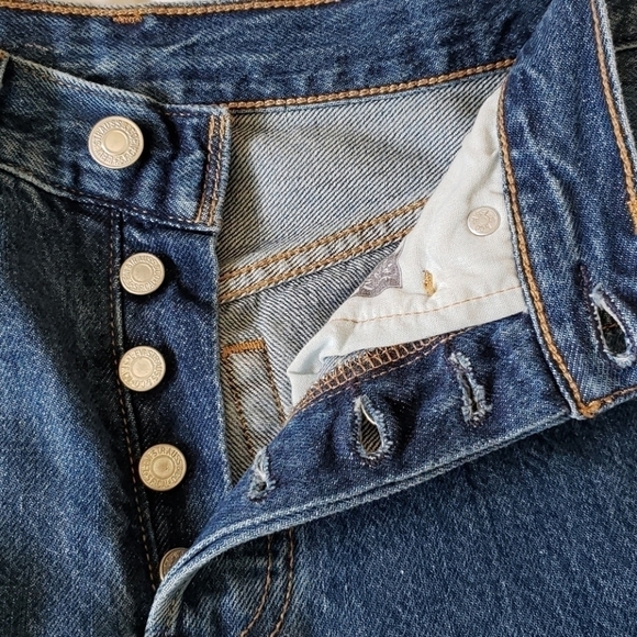 Levis Premium Filiforme Jeans, Blue W24/L28 - Picture 11 of 12